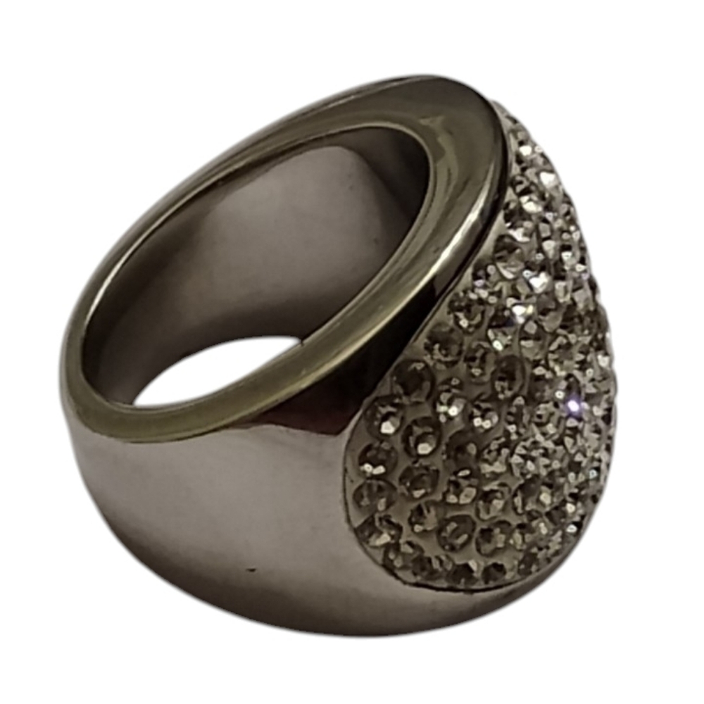 Swarovski Elements‎ Stainless Steel Wedding Rings